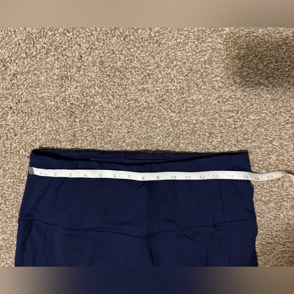 Navy High Waisted Leggings - Picture 3 of 4